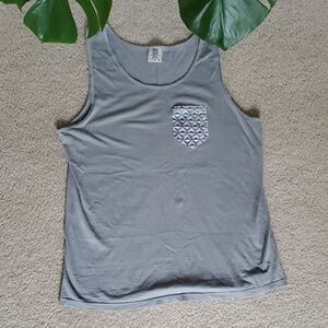 Unisex Comfort Colors Epcot Spaceship Earth Tank Top Size Large